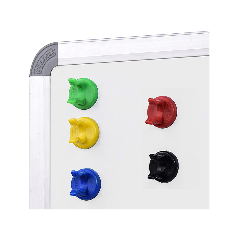 OBASIX® Whiteboard Marker Holder With Super Strong Nickel Coated Magnets (5 Pc Pack)| Set Of 2 Packets (Total 10 PCS)| Magnetic Pencil Holder