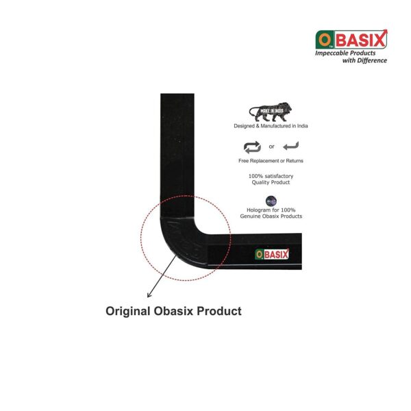 OBASIX® Superior Series Whiteboard 4×8 Feet (Non-Magnetic) | Fine Black Coated Aluminium Frame SWBPCB120240 - Image 2