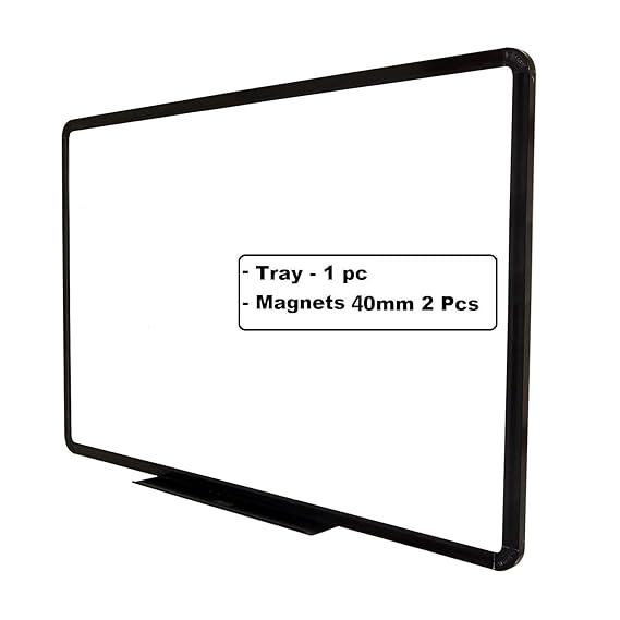 OBASIX® Superior Series White Board 1.5x2 Feet Magnetic | Heavy Aluminium Frame Black SMWBPCB4560 - Image 3