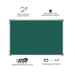 OBASIX® Classic Series Green Chalk Board 1x2 Feet (Magnetic) | Aluminium Frame CGCBM3060 - Image 7