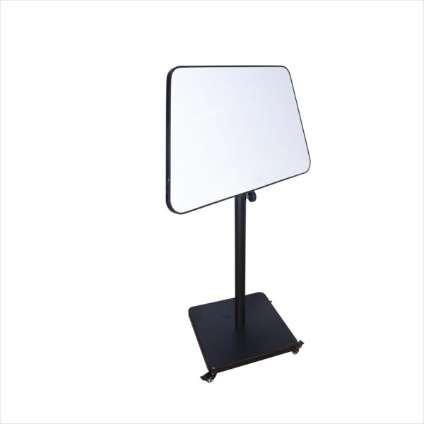 OBASIX® Magnetic Whiteboard with Movable and Height Adjustable Stand and 2 inches Lockable Wheels |Powder Coated Black - Image 2