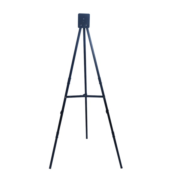 OBASIX® 5FT Heavy-Duty Folding Easel Stand | Tripod Display Stand for Whiteboard, Notice Board, Blackboard | Supports Up to 4x4 Ft boards | Ideal for Office, Presentation, Display & Advertising | Powder-Coated Black - Image 2