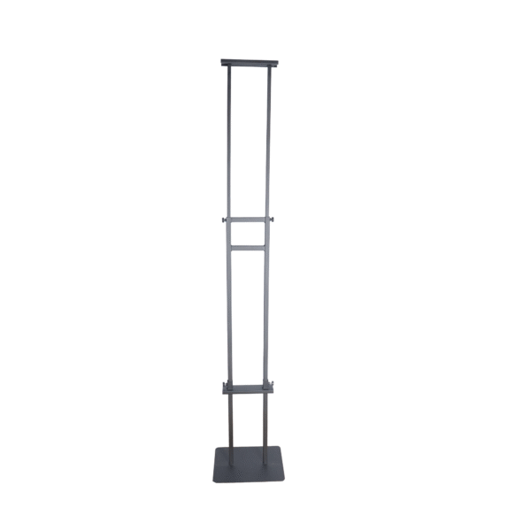 OBASIX® Height Adjustabe Metal Display Stand for Commercial Advertisement Poster Stand Restaurants Menu | Powder Coated Black AMS-06 - Image 3