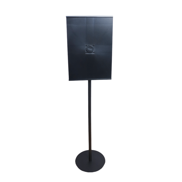 OBASIX® Metal Display Stand with A4 Acrylic Sheet With Angle Adjustment |Powder Coated Black (Black A4) - Image 2